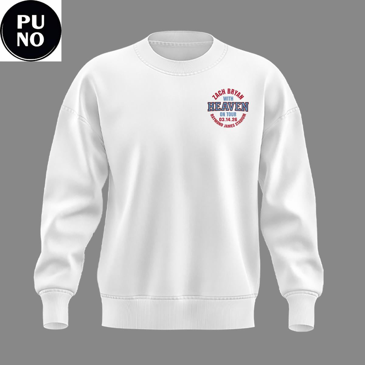 Zach Bryan With Heaven On Tour 2026 Raymond James Stadium Hoodie T-Shirt