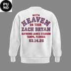 Zach Bryan With Heaven On Tour 2026 Raymond James Stadium Hoodie T-Shirt