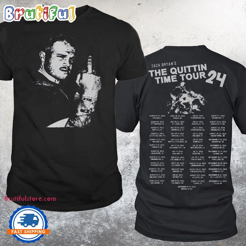Zach Fan Tees, Country Music Bryan Shirt, The Quittin Time Tour Zach Bryan T Shirt