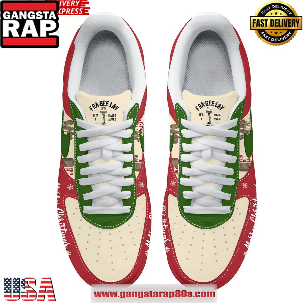 A Christmas Story Limited Edition Air Force 1 Running Sneakers