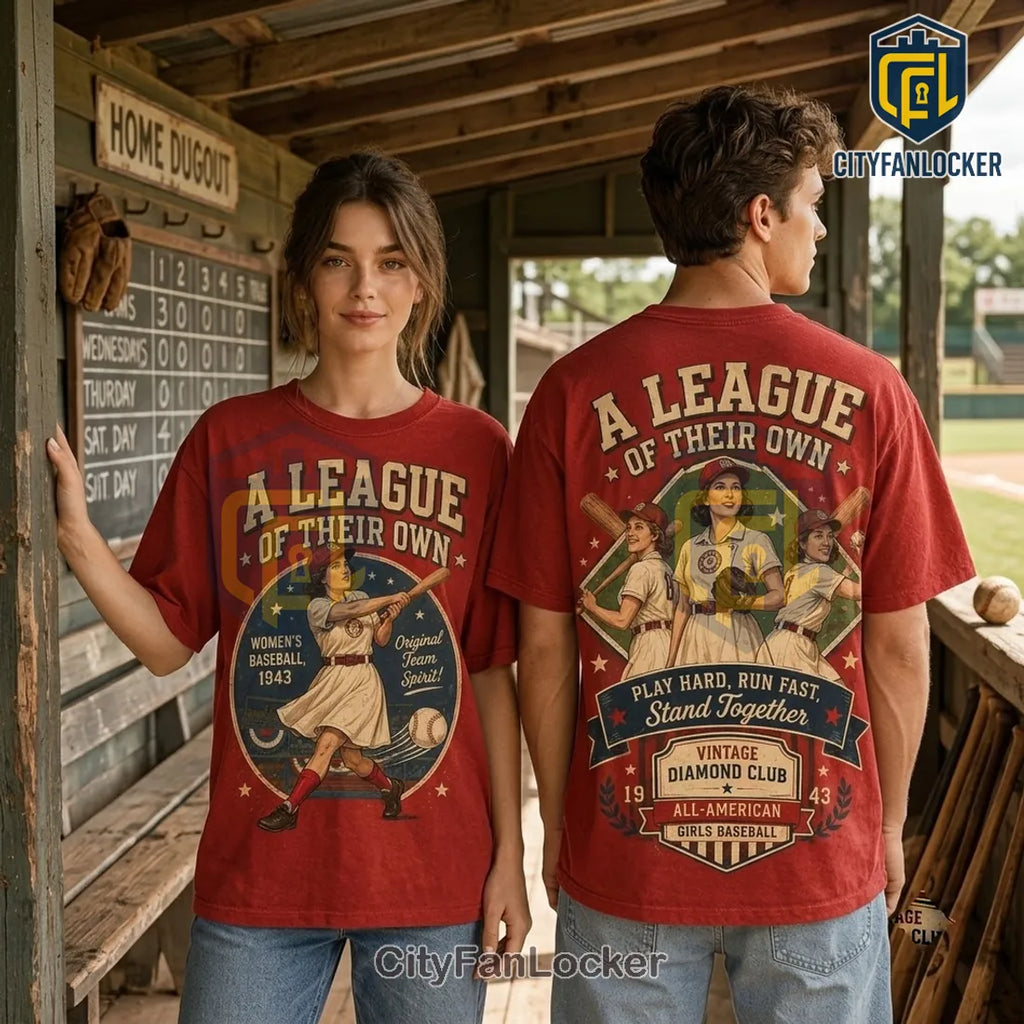 A League of Their Own Red Baseball T-Shirt