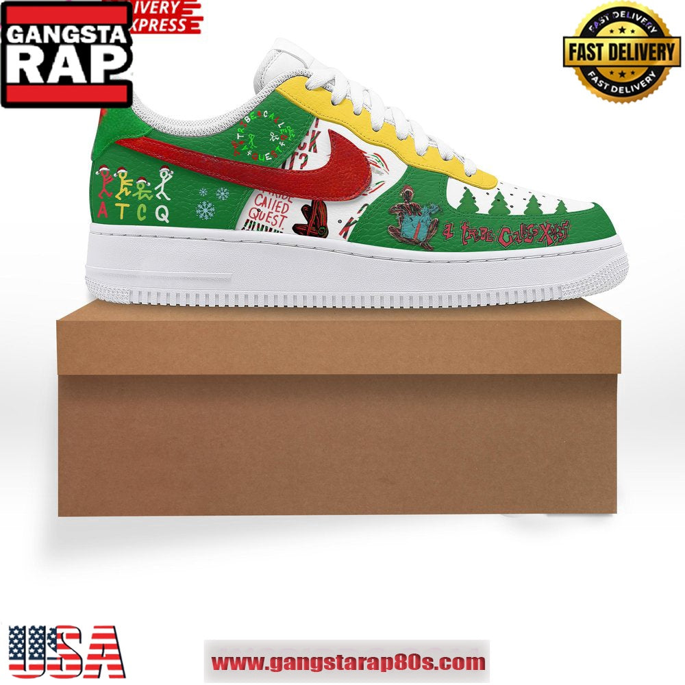 A Tribe Called Quest Hip Hop Limited Edition Air Force 1 Running Sneakers Shoes