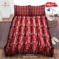 A Wall Of Cans Of Coca-Cola Bed Sheets Spread Comforter Duvet Cover Bedding Sets
