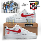 A$AP Rocky Don’t Be Dumb Tour Custom Air Force 1 Sneakers