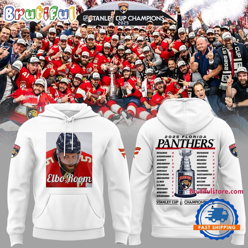 Aaron Ekblad Elbo Room Florida Panthers Championship 2025 Hoodie Shirt