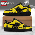 Aaron Lewis Am I The Only One Yellow Graphic Country Rock Custom Air Force 1 Shoes, Music Air Force 1 Shoes