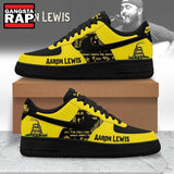 Aaron Lewis Am I The Only One Yellow Graphic Country Rock Custom Air Force 1 Shoes, Music Air Force 1 Shoes