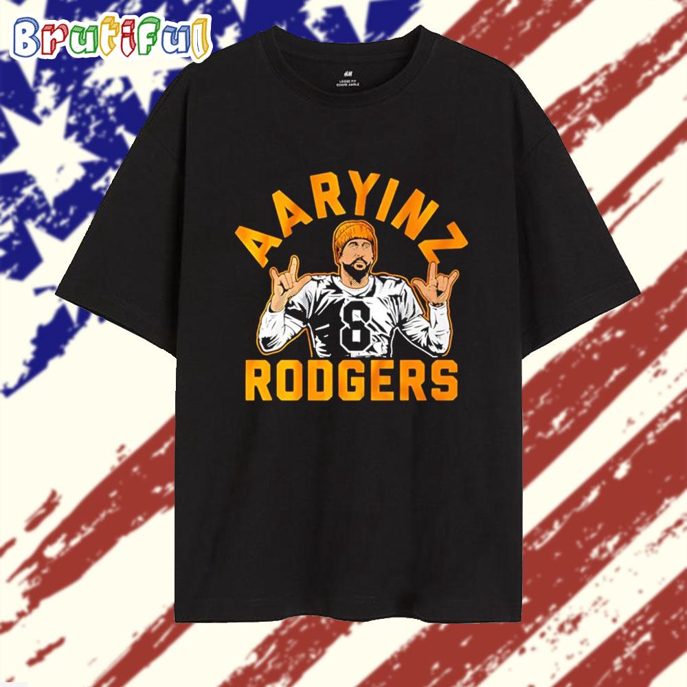 Aaron Rodgers AarYinz Pittsburgh Steelers caricature T Shirt