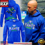 Abbotsford Canucks 2025 Playoffs Never Satisfied Hoodie Shirt