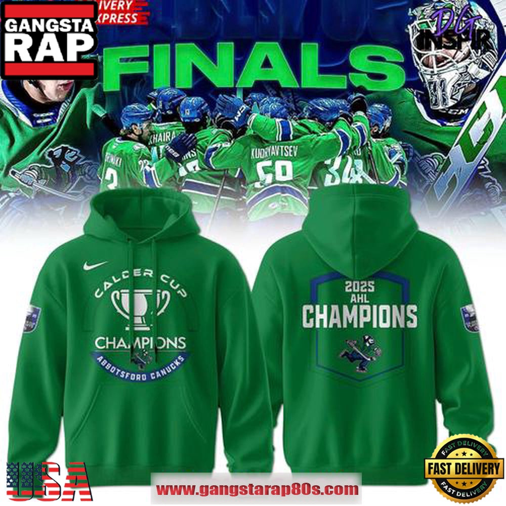 Abbotsford Canucks Calder Cup Champions 2025 Special All Over Print Hoodie