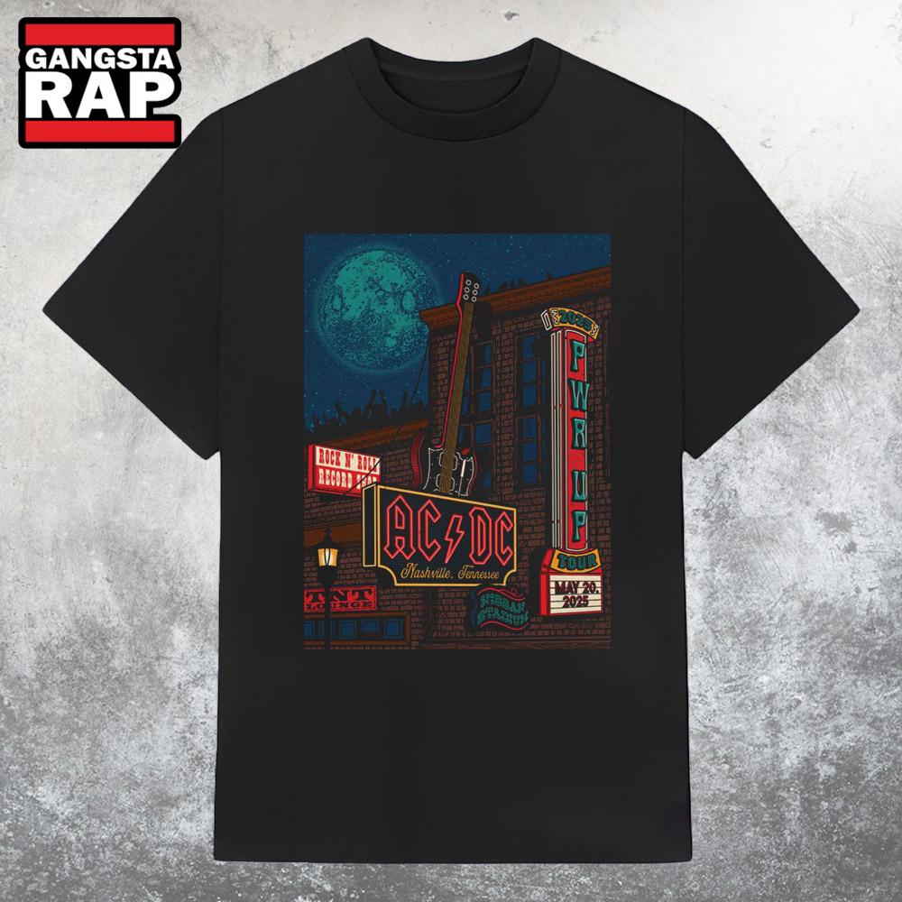 ACDC At Nissan Stadium In Nashville, TN On May 20 2025 Concert T Shirt