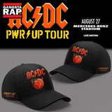 ACDC Exclusive Atlanta Event Shirt Power Up Tour 2026 Cap, Trendy Music Baseball Cap