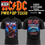ACDC Exclusive Montreal Event Power Up Tour 2026 Hoodie T-Shirt