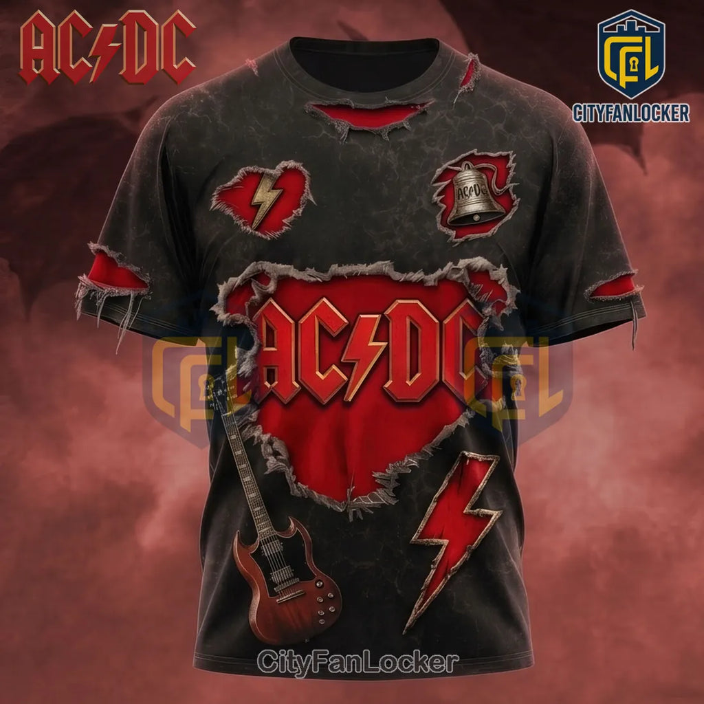 AC/DC For Those About To Rock Limited Edition 3D T-Shirt