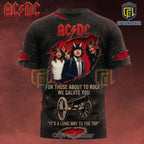 AC/DC For Those About To Rock Limited Edition 3D T-Shirt