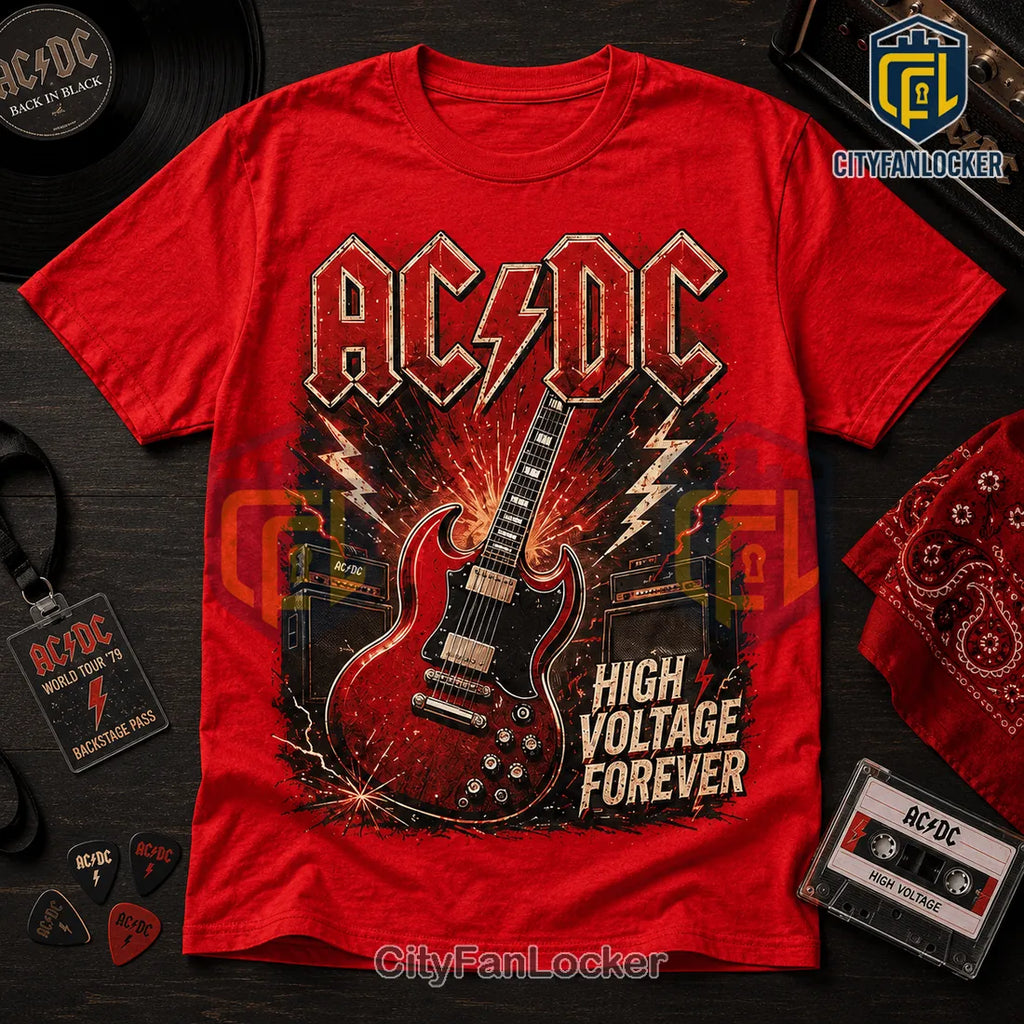 AC/DC High Voltage Band Concert T-Shirt 2026