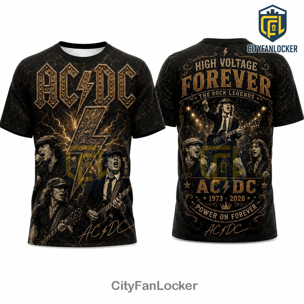AC/DC High Voltage Lightning Bolt T-Shirt