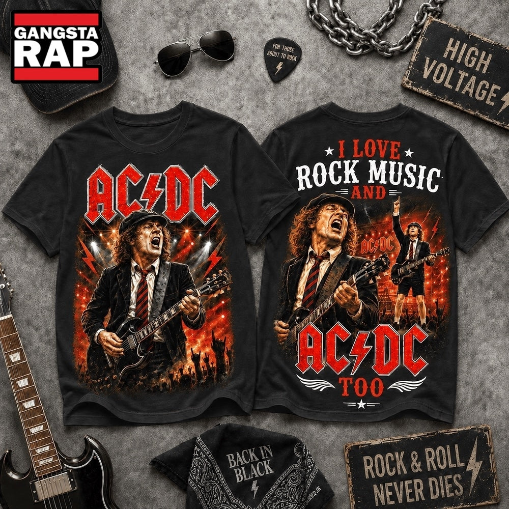 ACDC High Voltage Rock Legend T Shirt , Music Trending 3D Shirt