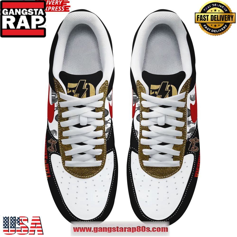ACDC Highway to Hell Limited Edition Air Force 1 Shoes Running Sneakers