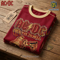 AC/DC Highway To Hell Maroon Premium Cotton T-Shirt