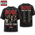 ACDC Official Vintage Style Power Up Tour 2026 Band Graphic T Shirt