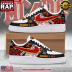 ACDC Power Up Highway To Hell Limited Air Force 1 Running Sneakers Shoes