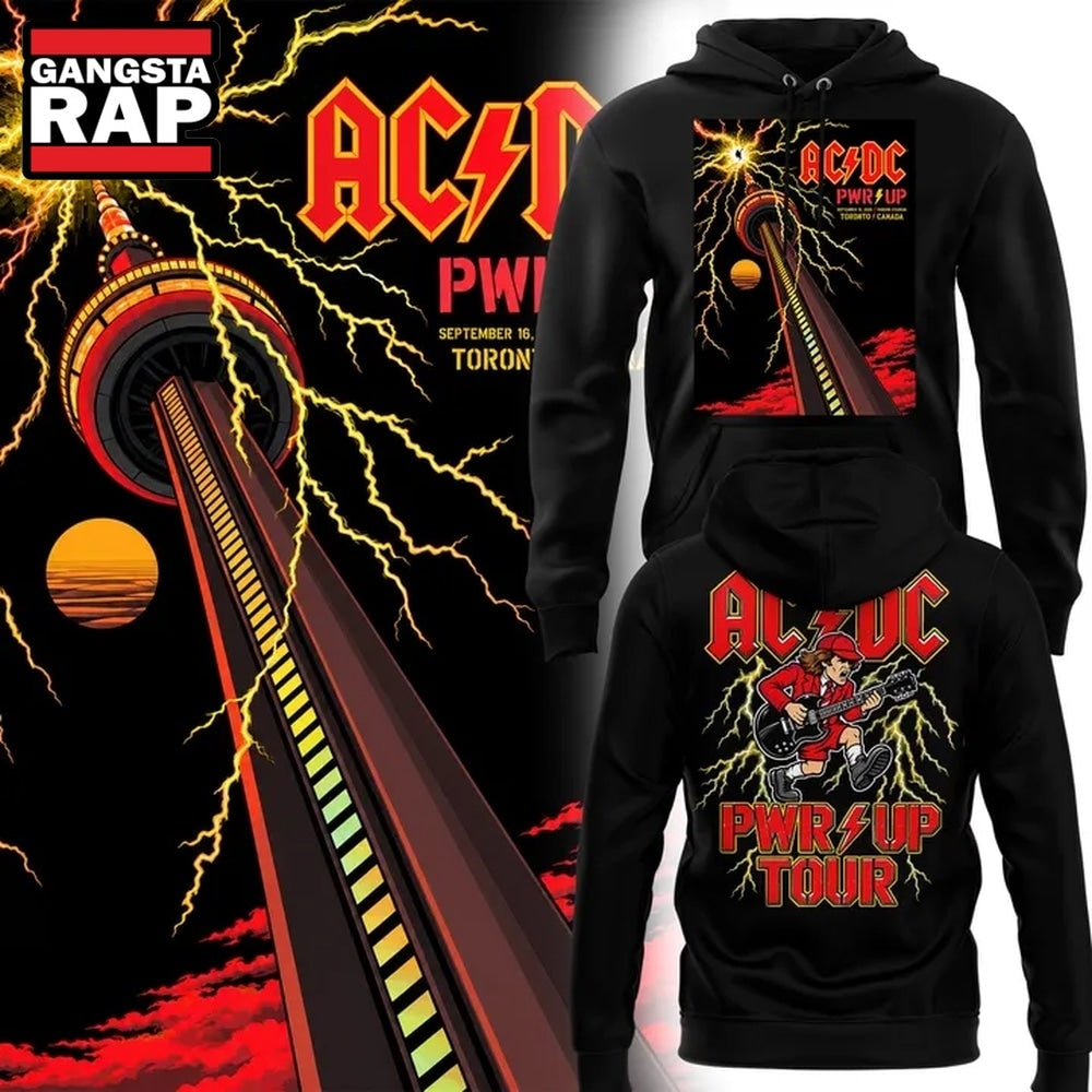 ACDC Rogers Stadium Toronto 2026 PWR UP Tour Exclusive Hoodie T-Shirt