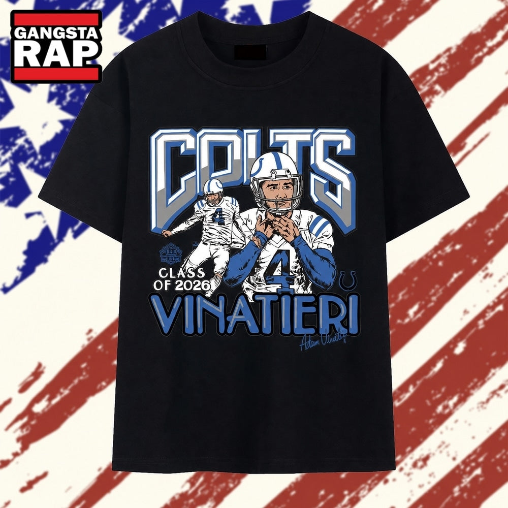 Adam Vinatieri Colts Class of 2026 Homage T Shirt , Vintage Trending Shirt