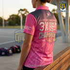 Adelaide Thunderbirds 2026 Champions Pink Polo Shirt
