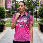 Adelaide Thunderbirds 2026 Champions Pink Polo Shirt