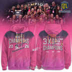 Adelaide Thunderbirds 3X Suncorp Super Netball Champions Hoodie