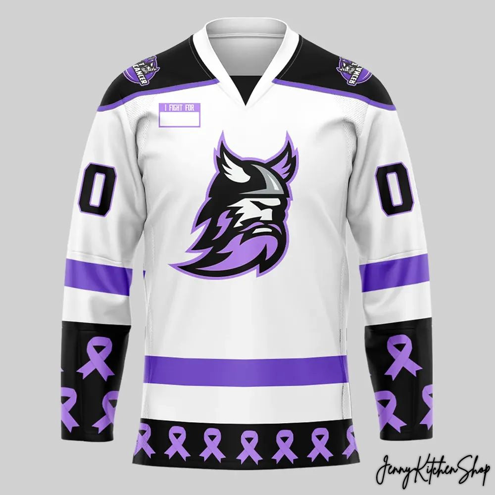 Adirondack Thunder Fight Cancer Hockey Jersey