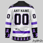Adirondack Thunder Fight Cancer Hockey Jersey