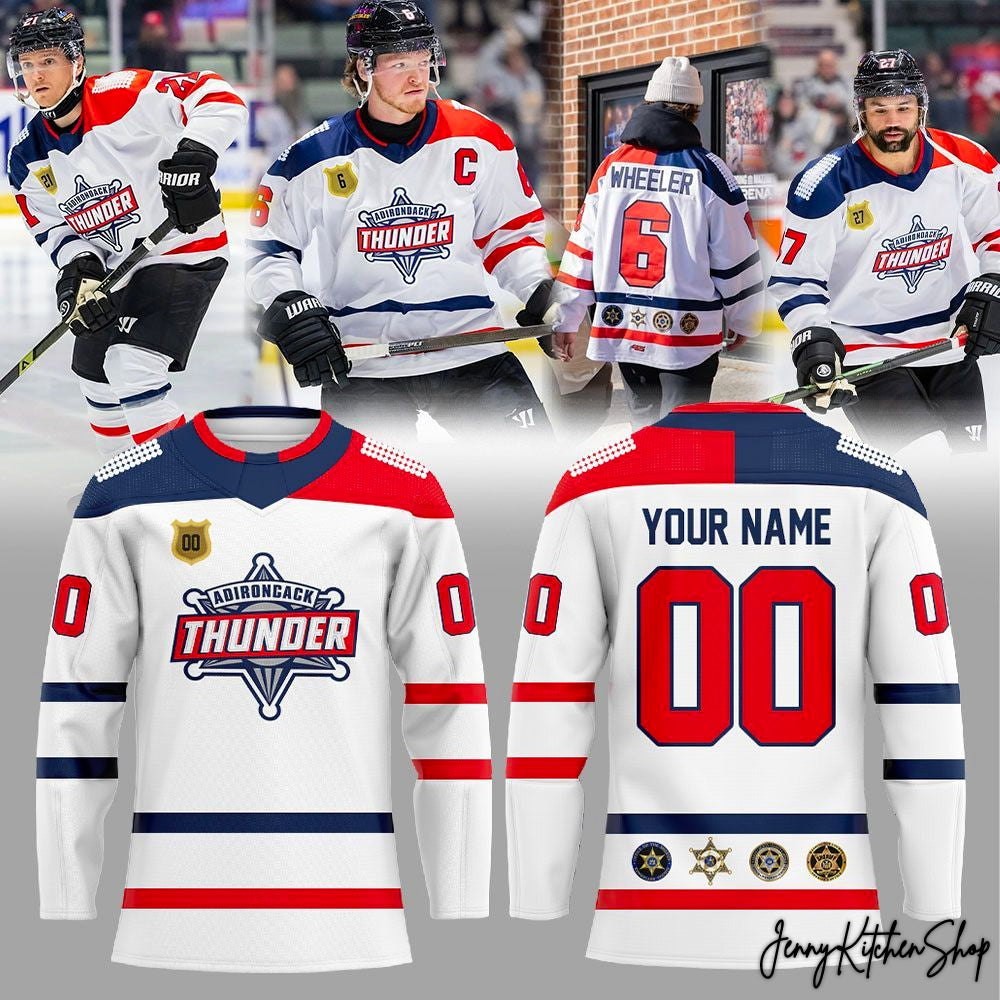 Adirondack Thunder Law Enforcement 2026 Night Hockey Jersey
