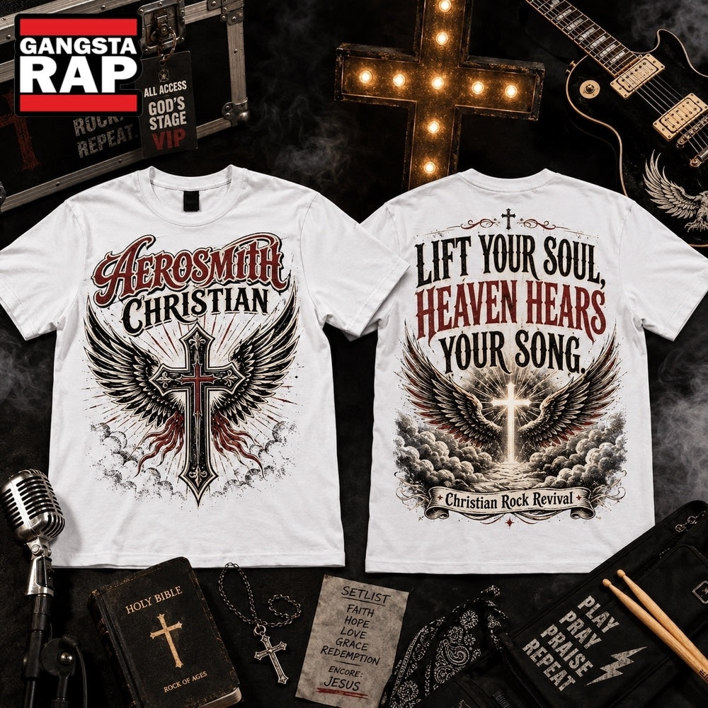 Aerosmith Christian Lift Your Soul Heaven Hears Your Song 3D Shirt Hoodie T-Shirt