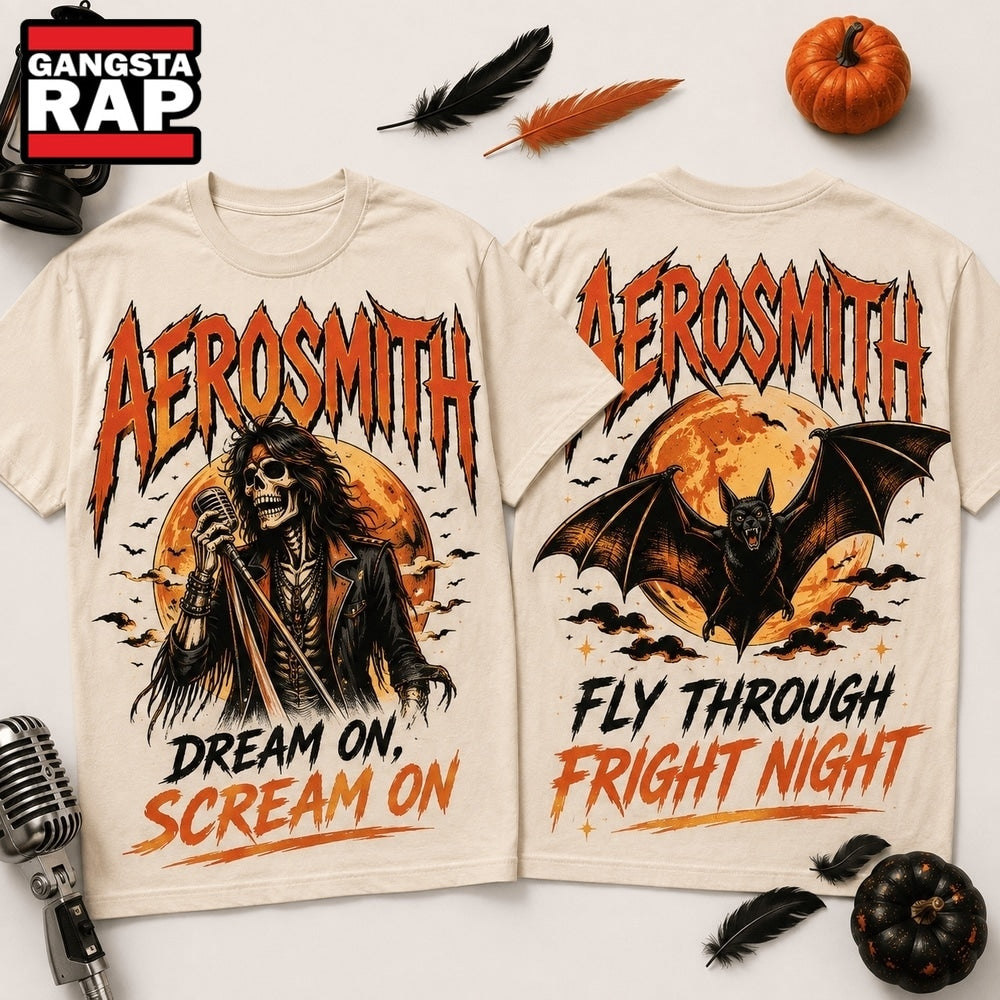Aerosmith Dream On Scream On Fright Night 3D Shirt Hoodie T-Shirt