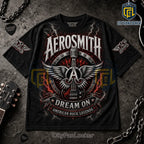 Aerosmith Live On The Edge Rock Music T-Shirt