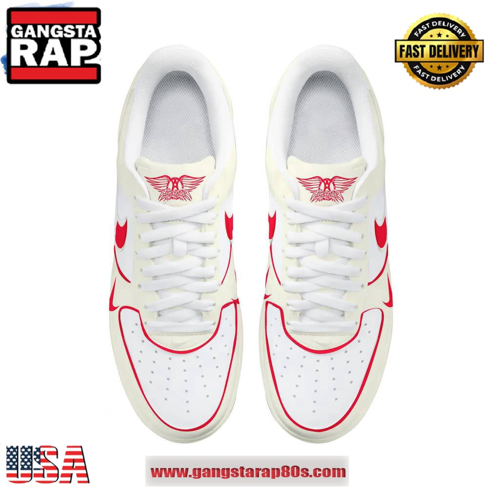 Aerosmith Sweet Emotion Limited Edition Air Force 1 Running Sneakers Shoes