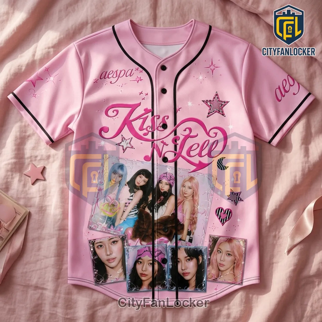 aespa Kiss N Tell Limited Edition Baseball Jersey