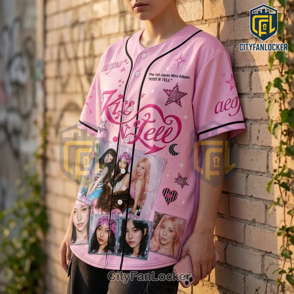 aespa Kiss N Tell Limited Edition Baseball Jersey