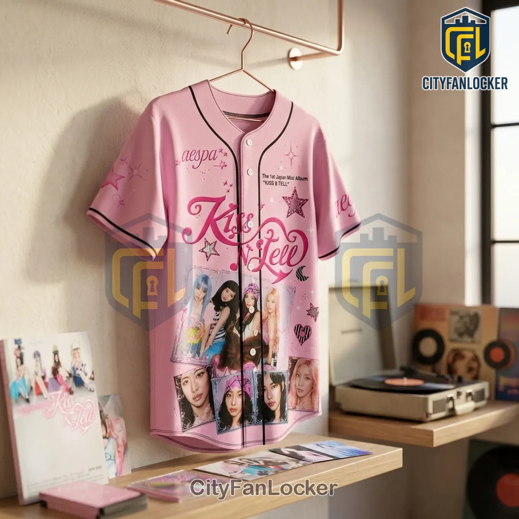 aespa Kiss N Tell Limited Edition Baseball Jersey