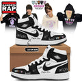 Aespa x BAPE Signed 2026 Limited Edition Black Air Jordan 1 Shoes