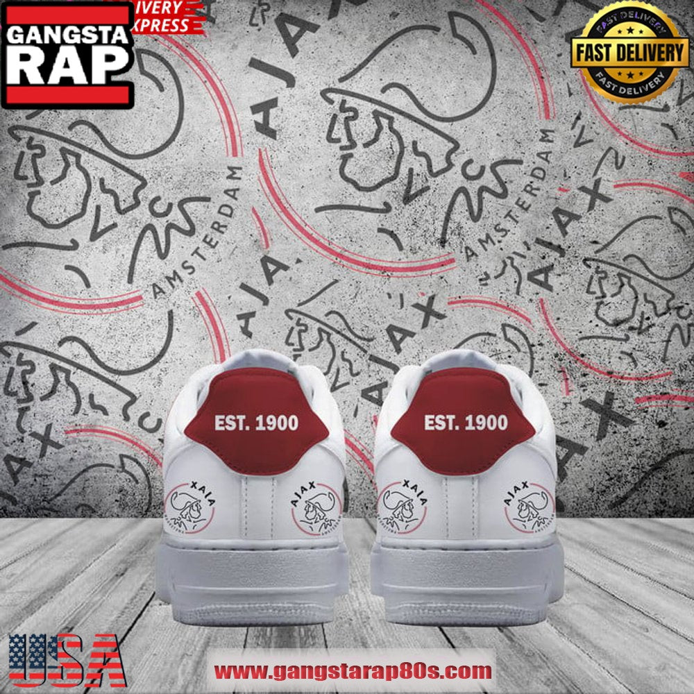 AFC Ajax Godenzonen Limited Edition Air Force 1 Running Sneakers Shoes