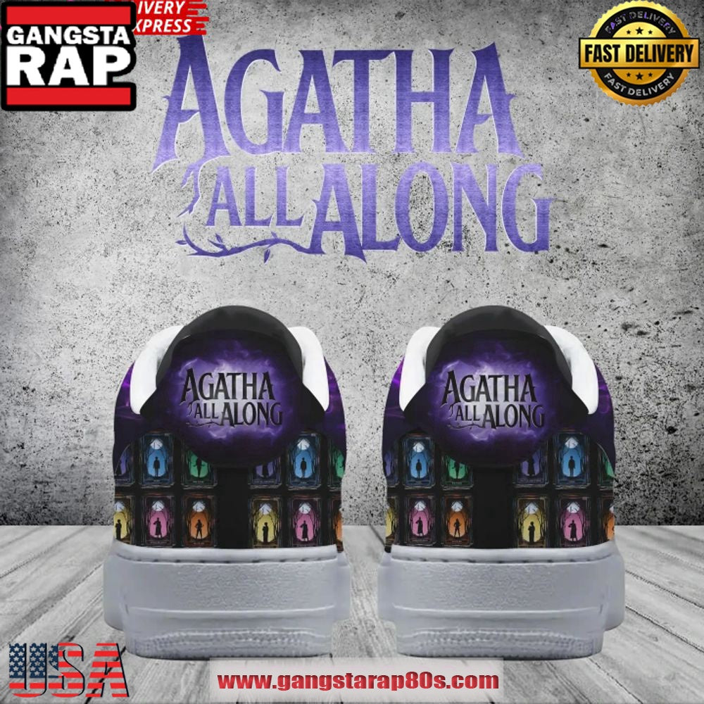 Agatha All Along Limited Edition Air Force 1 Running Sneakers Shoes