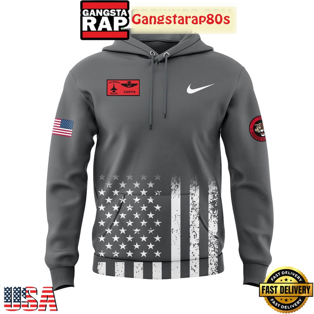 Air Force Falcons Football Air Power Gray Unisex Hoodie
