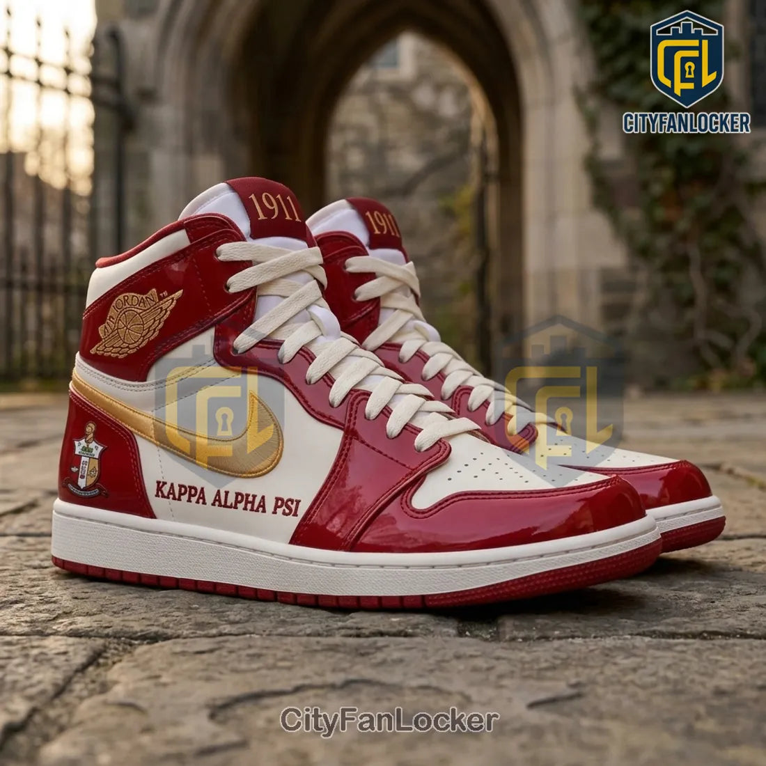 Air Jordan 1 x Kappa Alpha Psi 1911 Edition Air Jordan 1 Sneakers