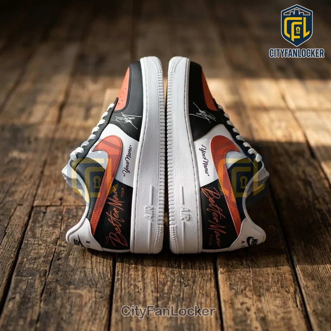 AJ McLean The Better Man Tour Air Force 1 Sneakers