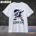 Akron Zips Dabbing Santa Claus Ugly Christmas Light T Shirt