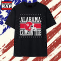Alabama Crimson Tide 18 Helmet College Football T Shirt