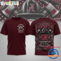 Alabama Crimson Tide 2026 NCAA Firefighter Built for the Fire 3D Shirt